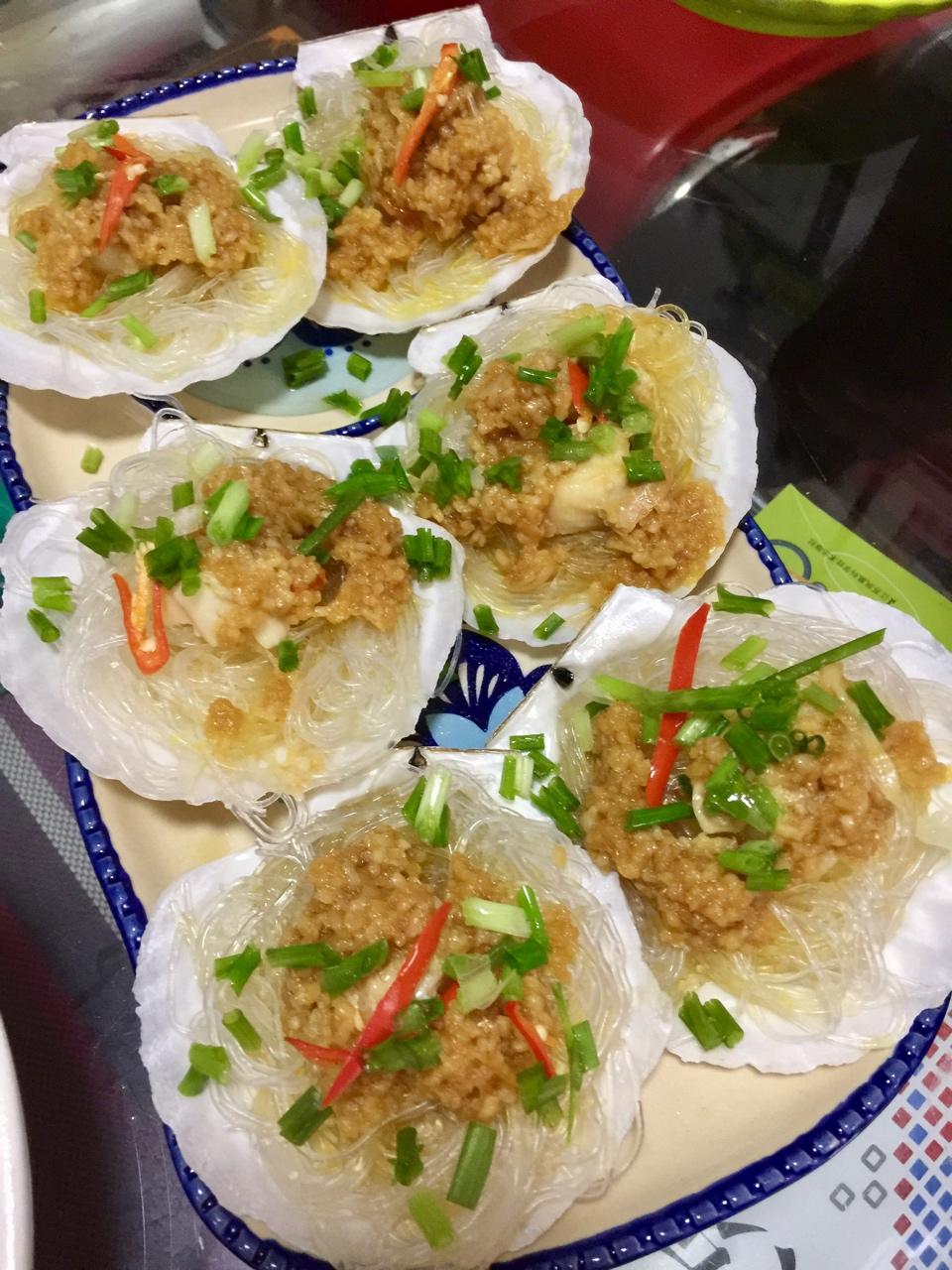 蒜蓉粉丝蒸扇贝