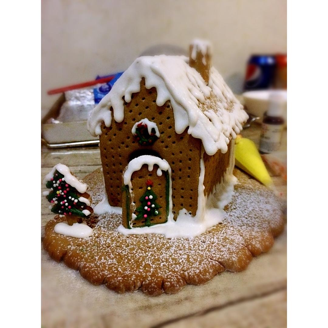 圣诞节姜饼屋（超详细）