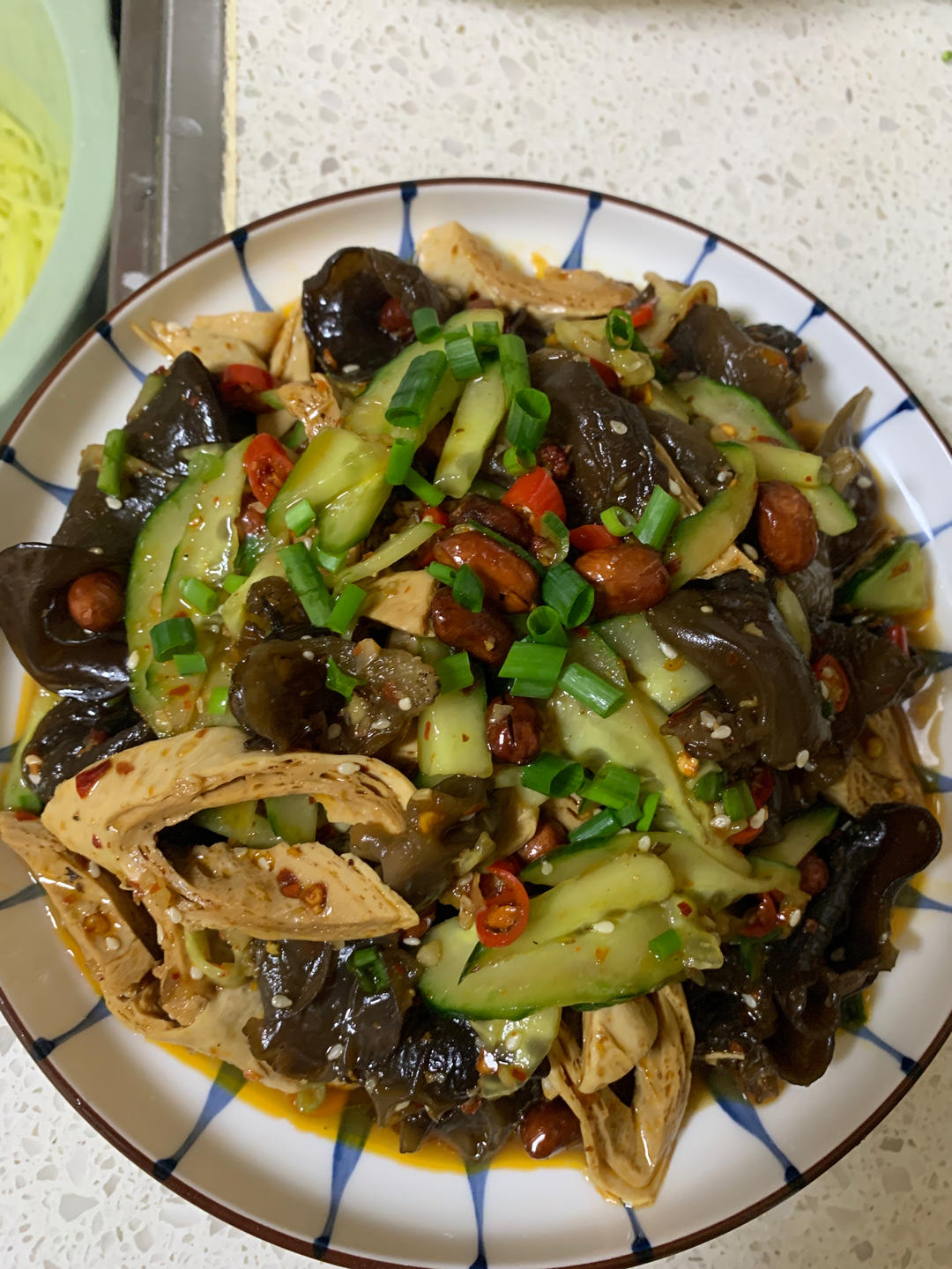 开胃爽口～凉拌豆筋皮