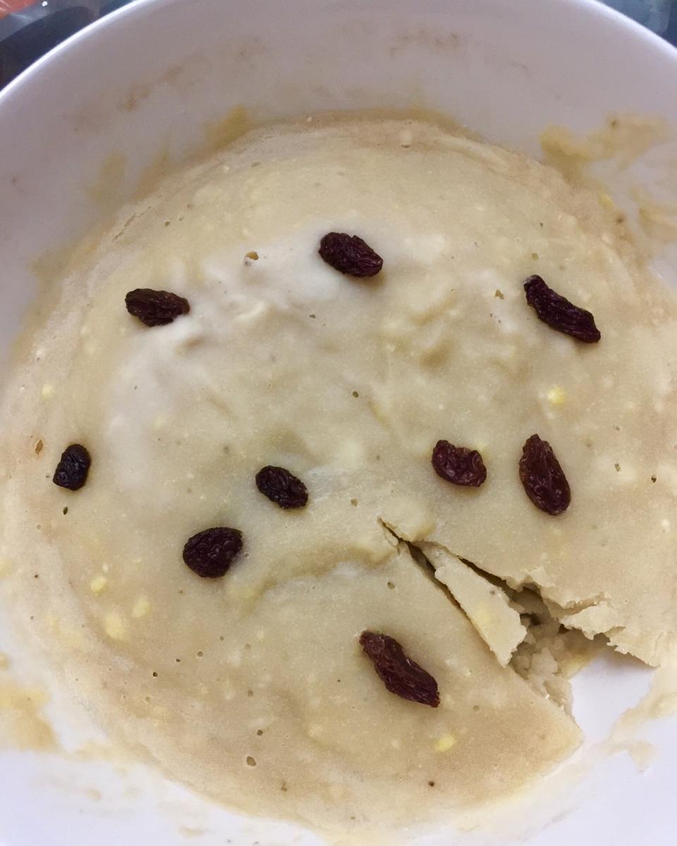 微波炉香蕉酸奶蛋糕