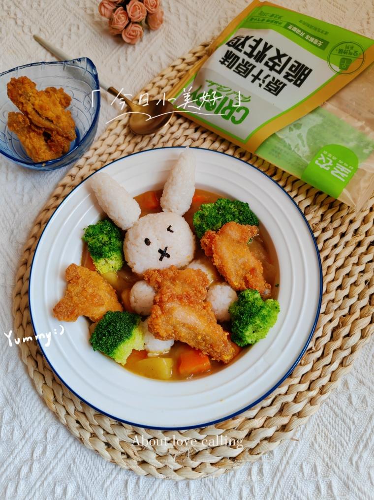 脆皮炸鸡咖喱饭