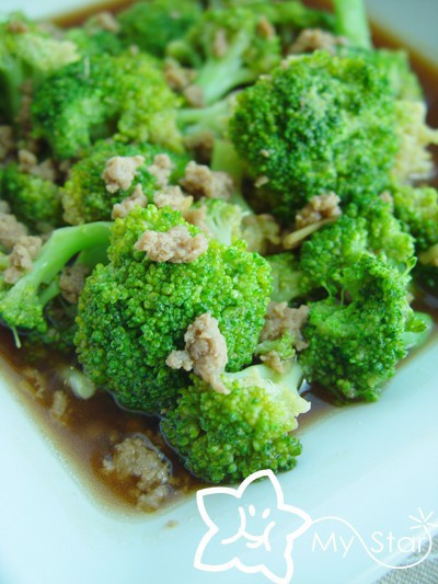 肉汁西兰花的做法