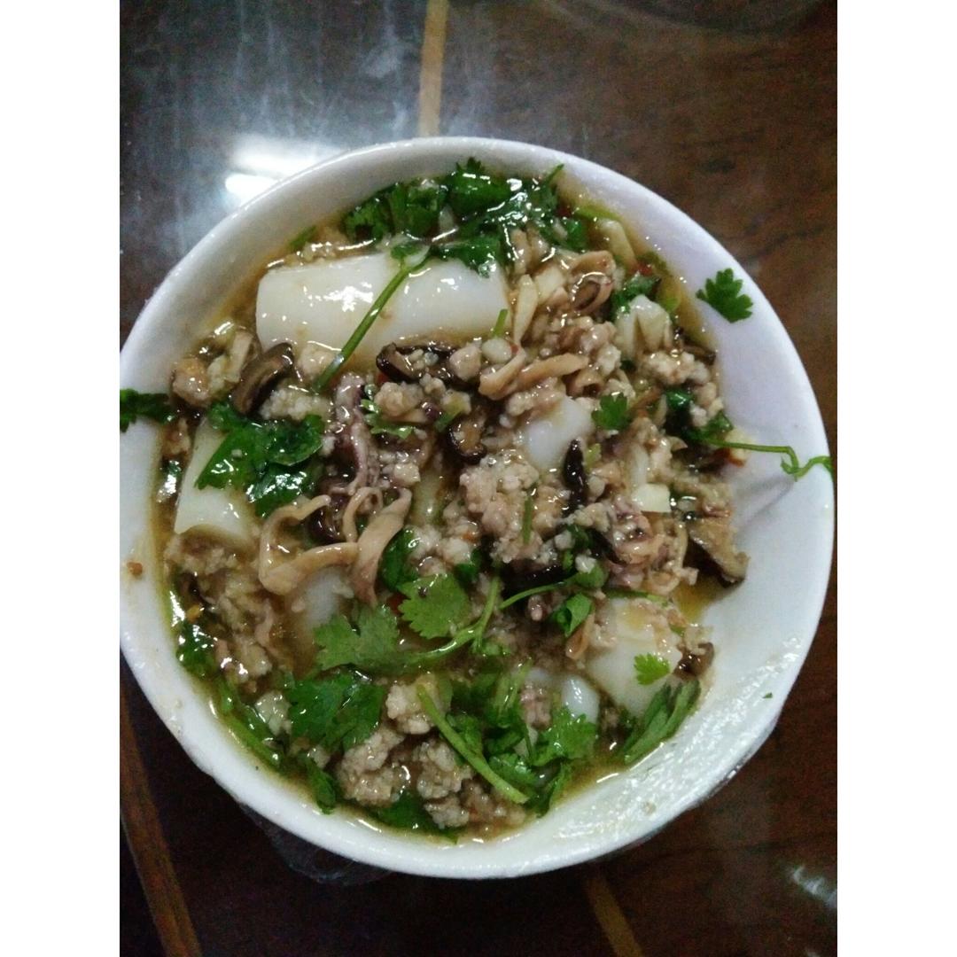葱油猪肠卷