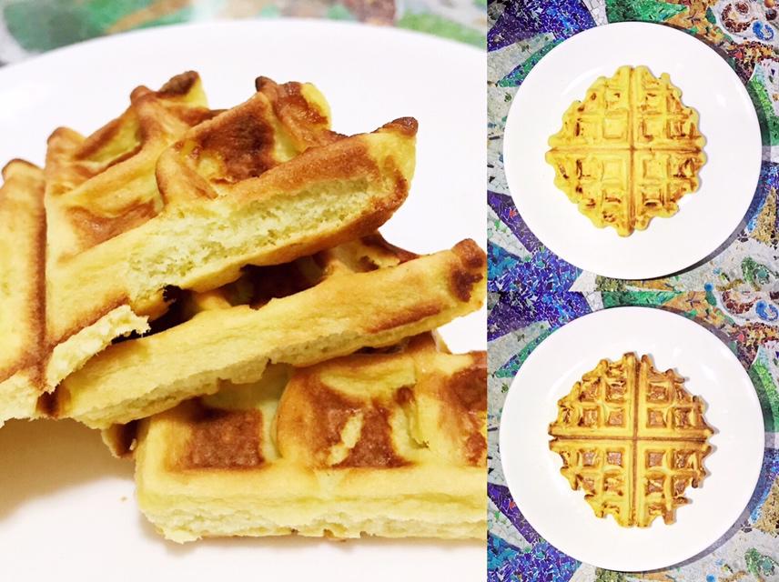 香死人不偿命的低碳低卡高纤菜花华夫饼low carb cauliflower waffles