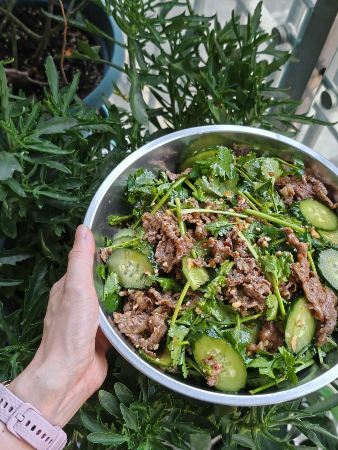 丈母娘吃了都夸的凉拌香菜牛肉