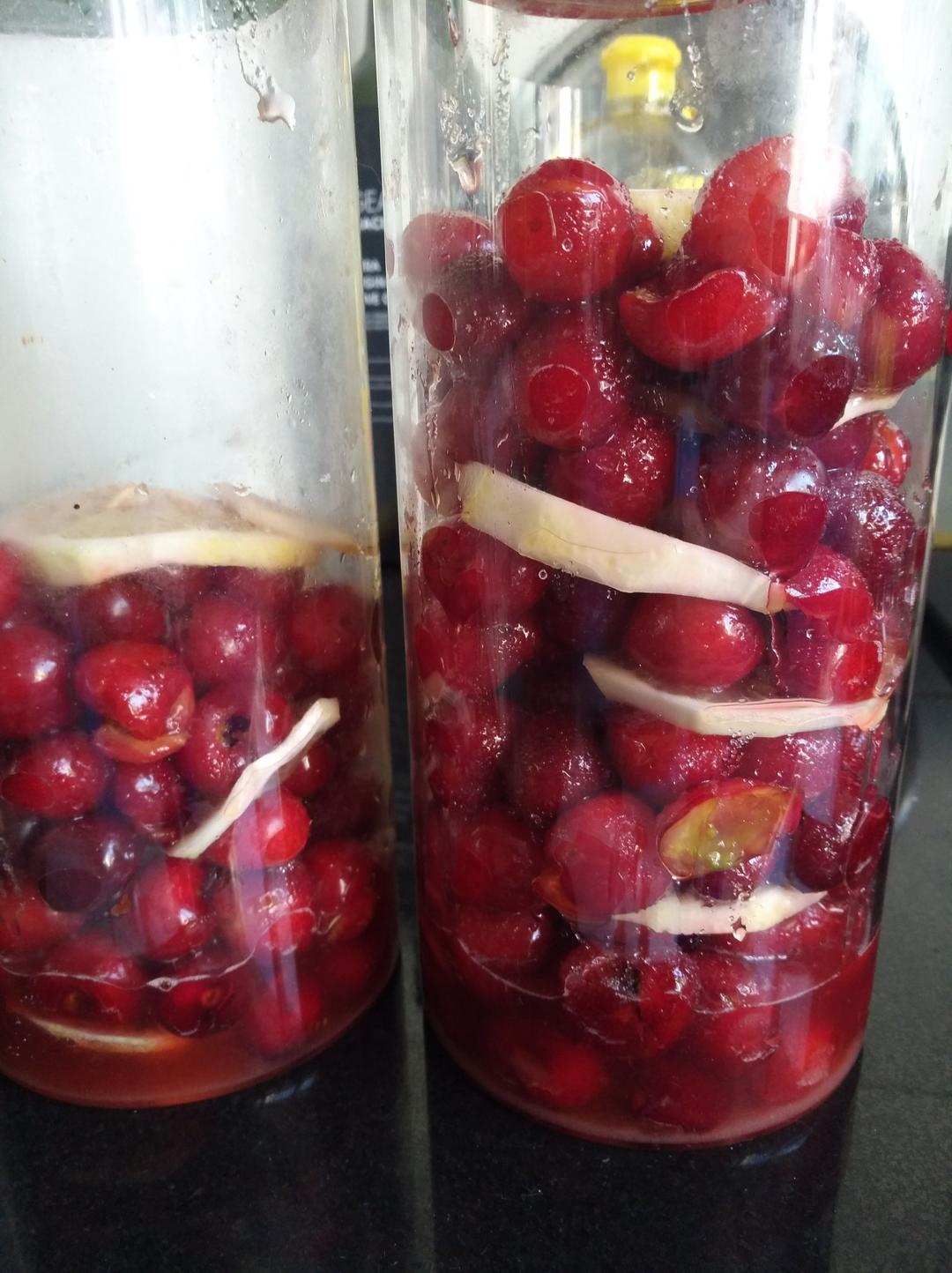 【自制樱桃酒】