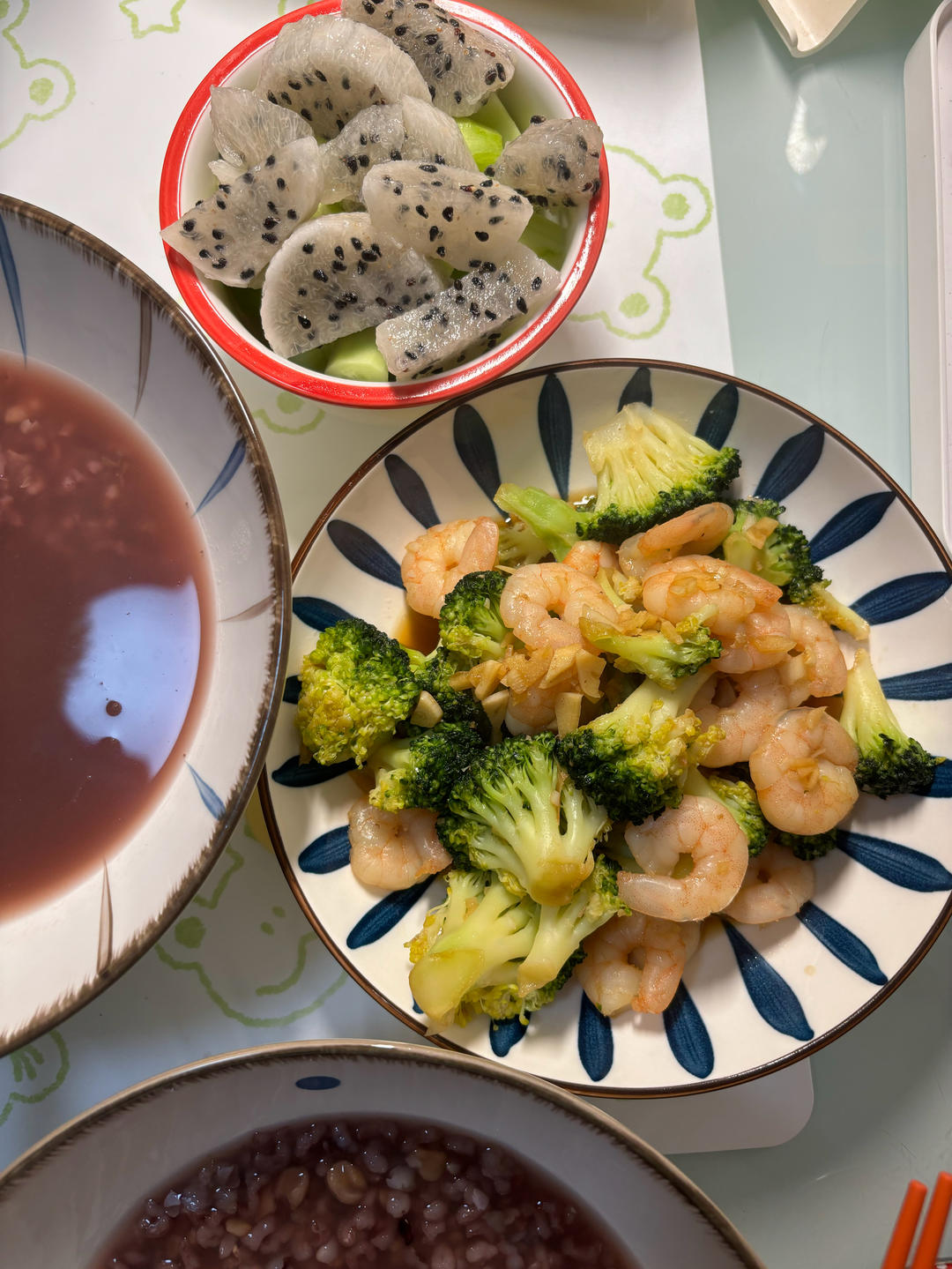 减肥去脂的西兰花炒虾仁