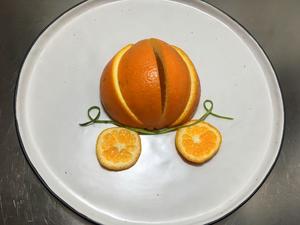 #创意摆盘#橙子南瓜车的做法 步骤6