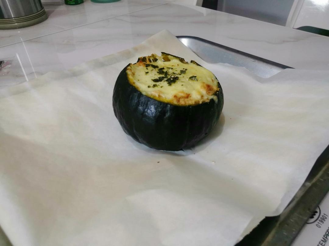 【瀑布南瓜芋泥蛋糕】