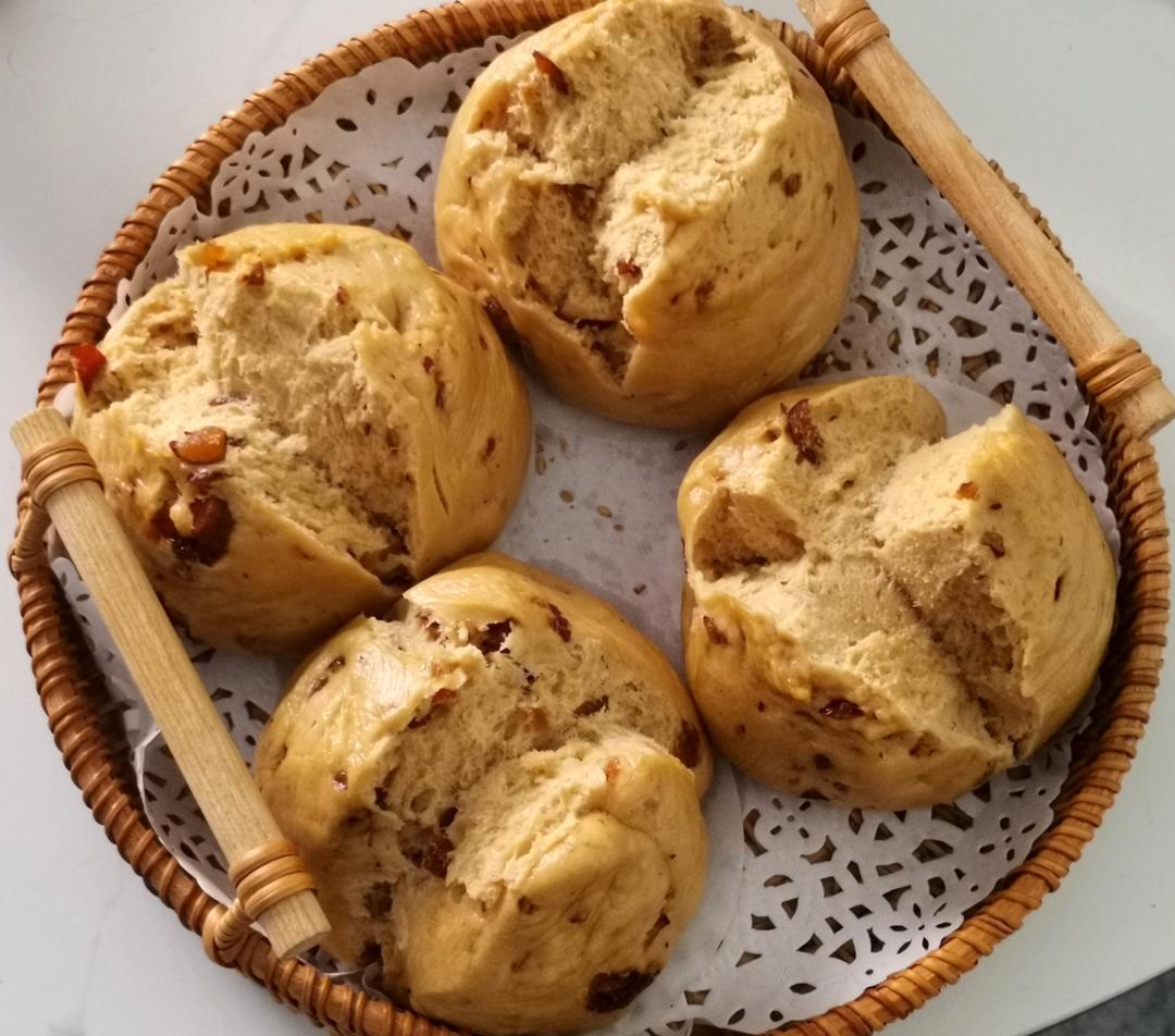 红糖红枣开花馒头（一次性发酵）