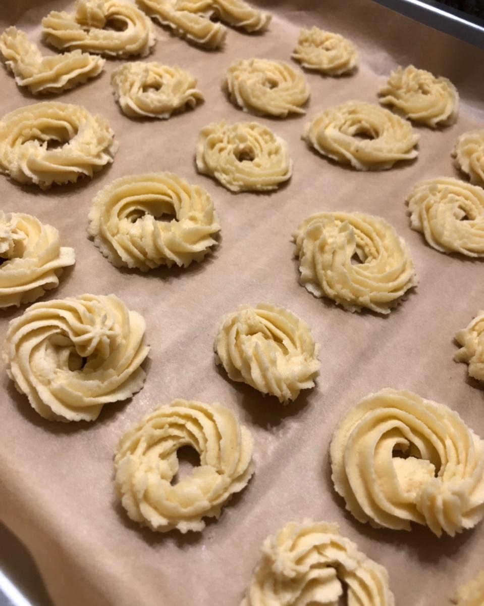 零失败花纹超级立体的黄油曲奇