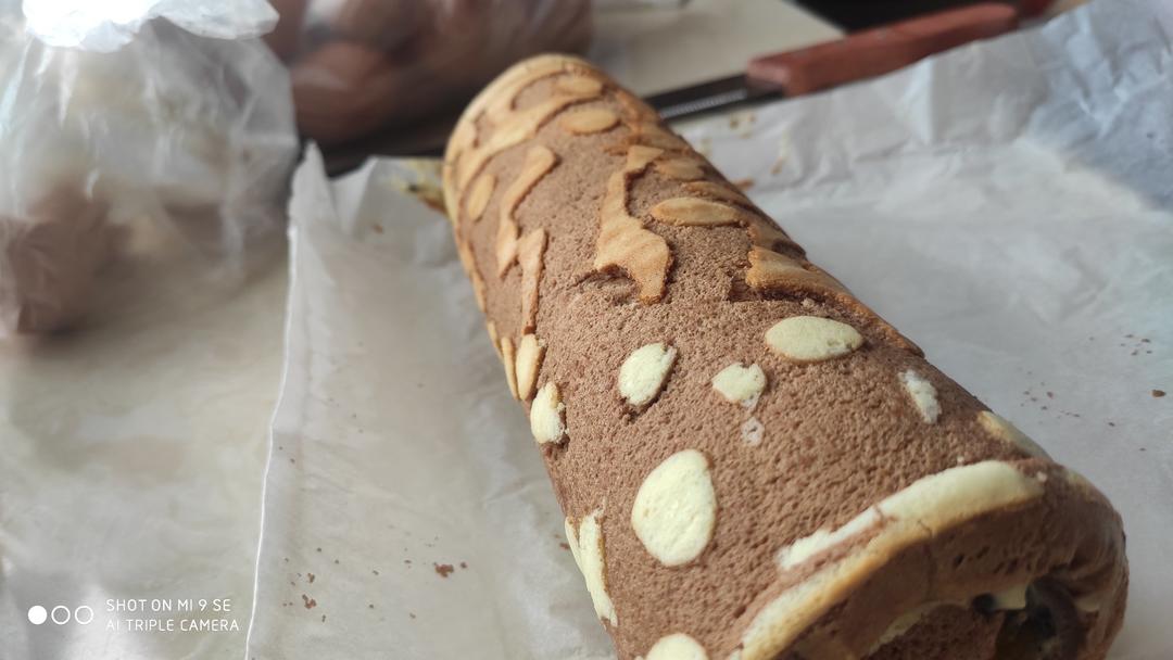 超萌长颈鹿蛋糕卷