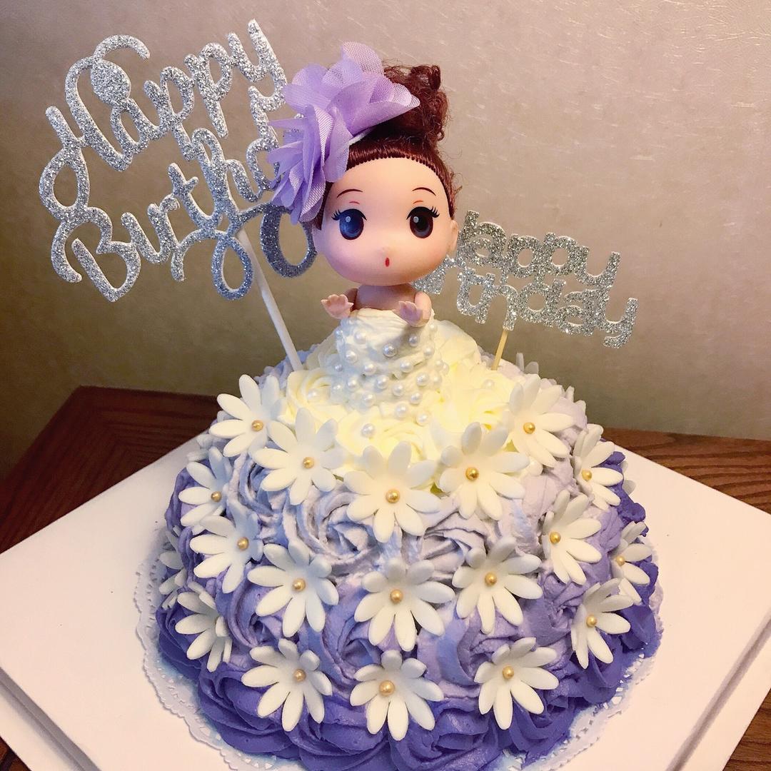 梦幻时尚的芭比蛋糕