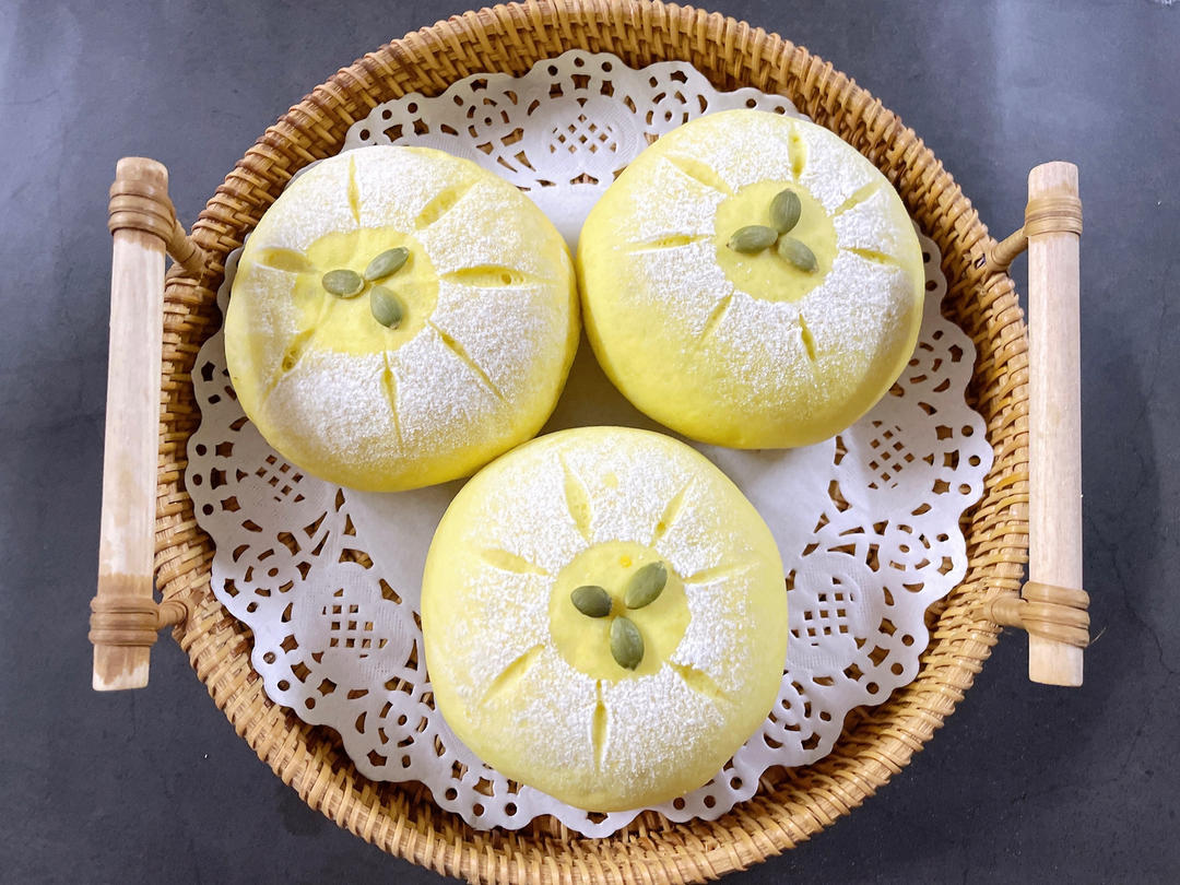 【跟做有奖】🎃南瓜乳酪面包/软欧