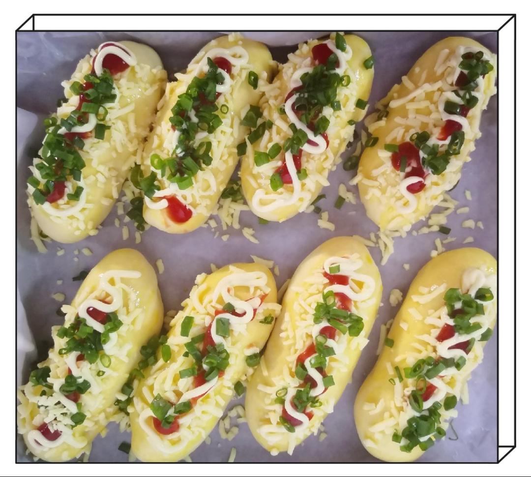 香葱芝士火腿面包  新手必修版