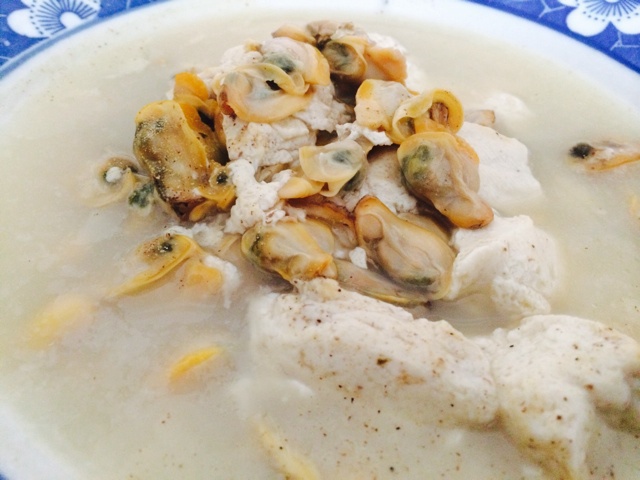 即食蚬子豆腐汤
