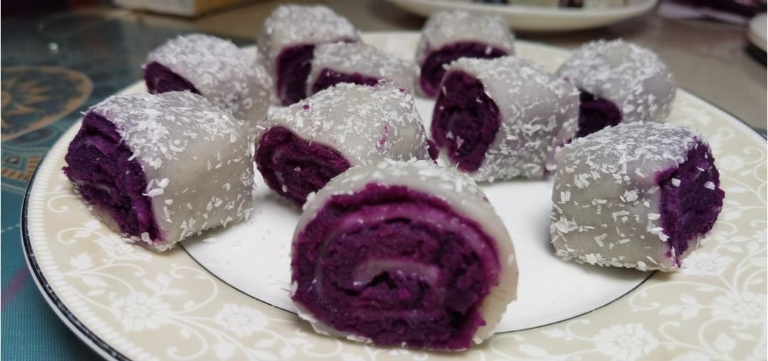 紫薯糯米卷（豆沙糯米卷）