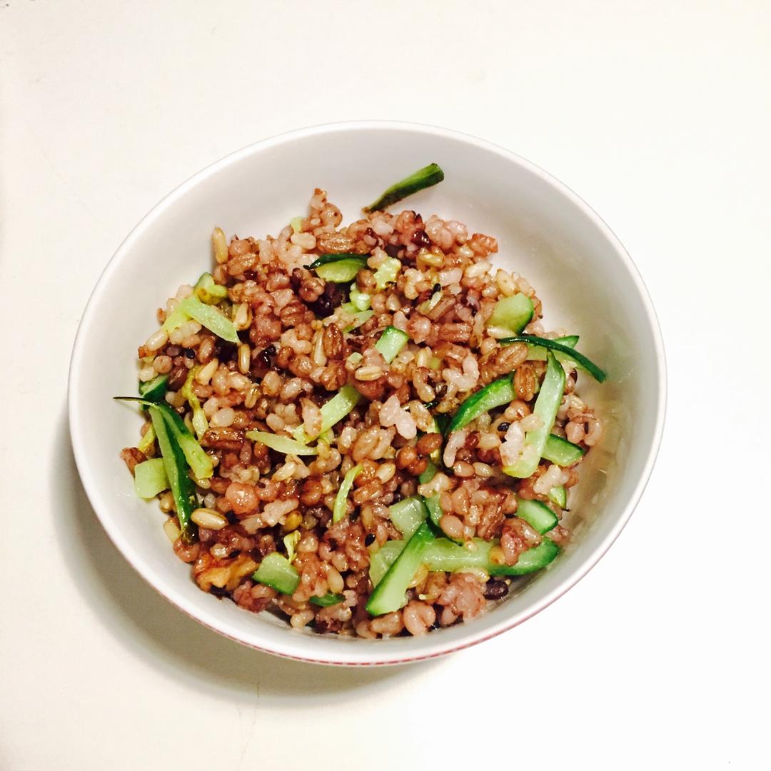 【减脂增肌】低卡纤维杂粮饭