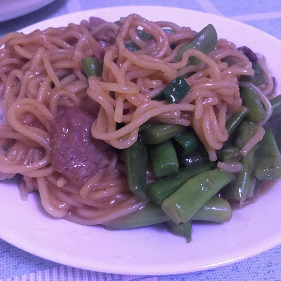 豆角焖个面