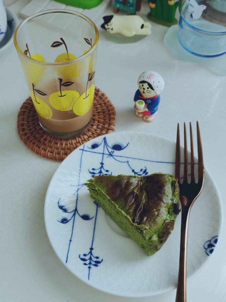 流心抹茶巴斯克芝士蛋糕