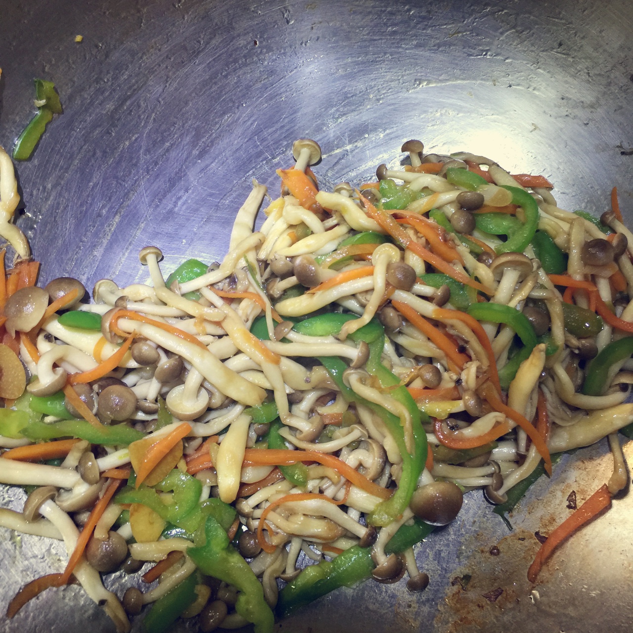 清炒蟹味菇