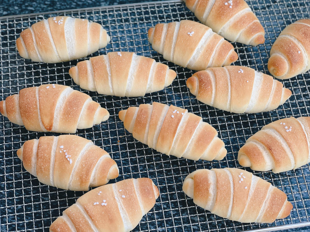 脆皮盐面包｜法国老面