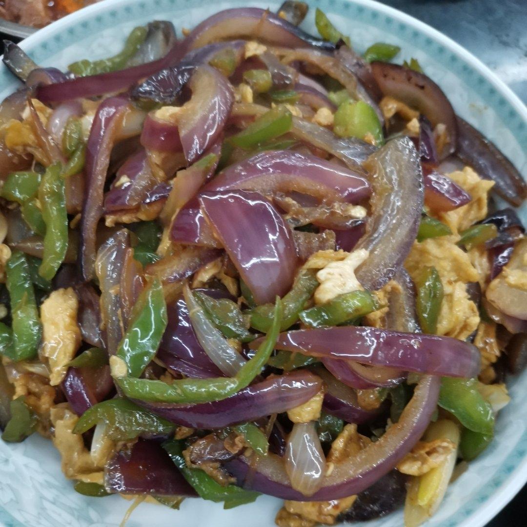 洋葱炒鸡蛋