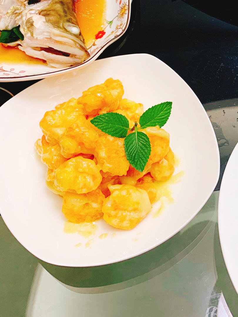 柏悦平替版芥末虾球