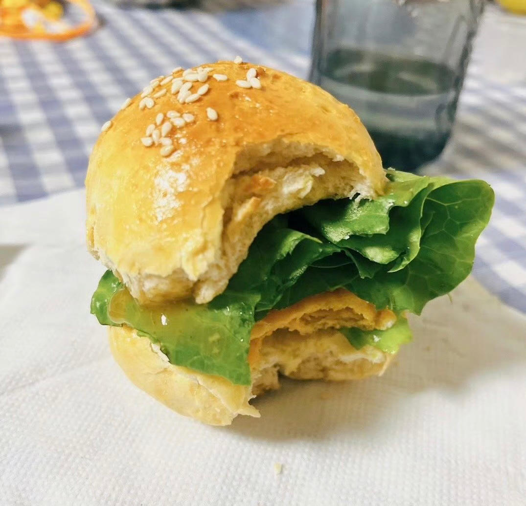 堪比麦当劳的香辣鸡腿汉堡包🍔