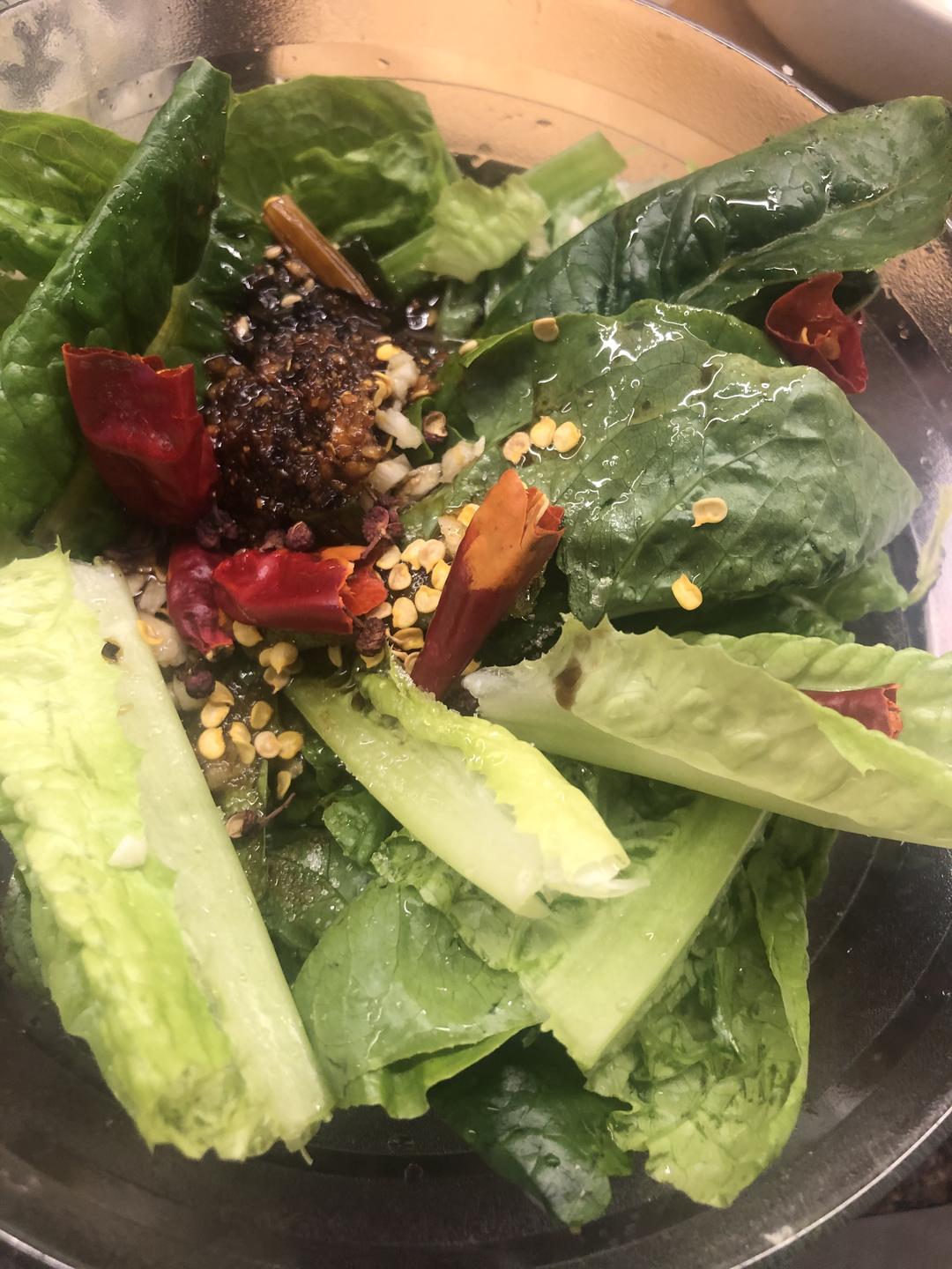 川味版沙拉莴笋的做法