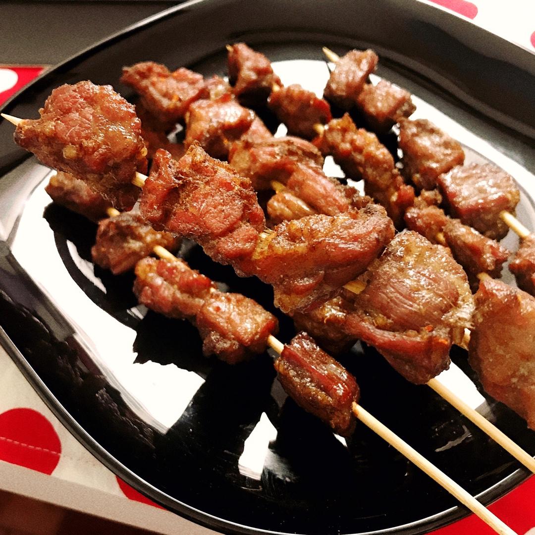 多彩牛肉串