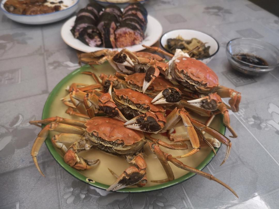 清蒸大闸蟹