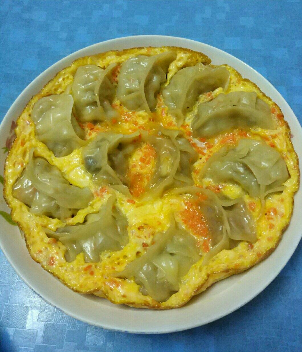 懒人快手抱蛋煎饺