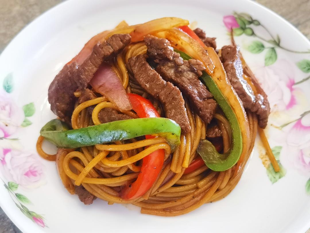 黑椒牛柳意面