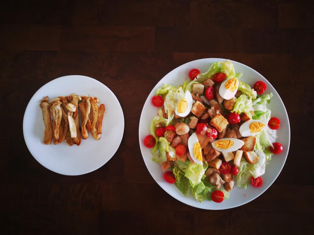 【丘比美食】凯撒沙拉