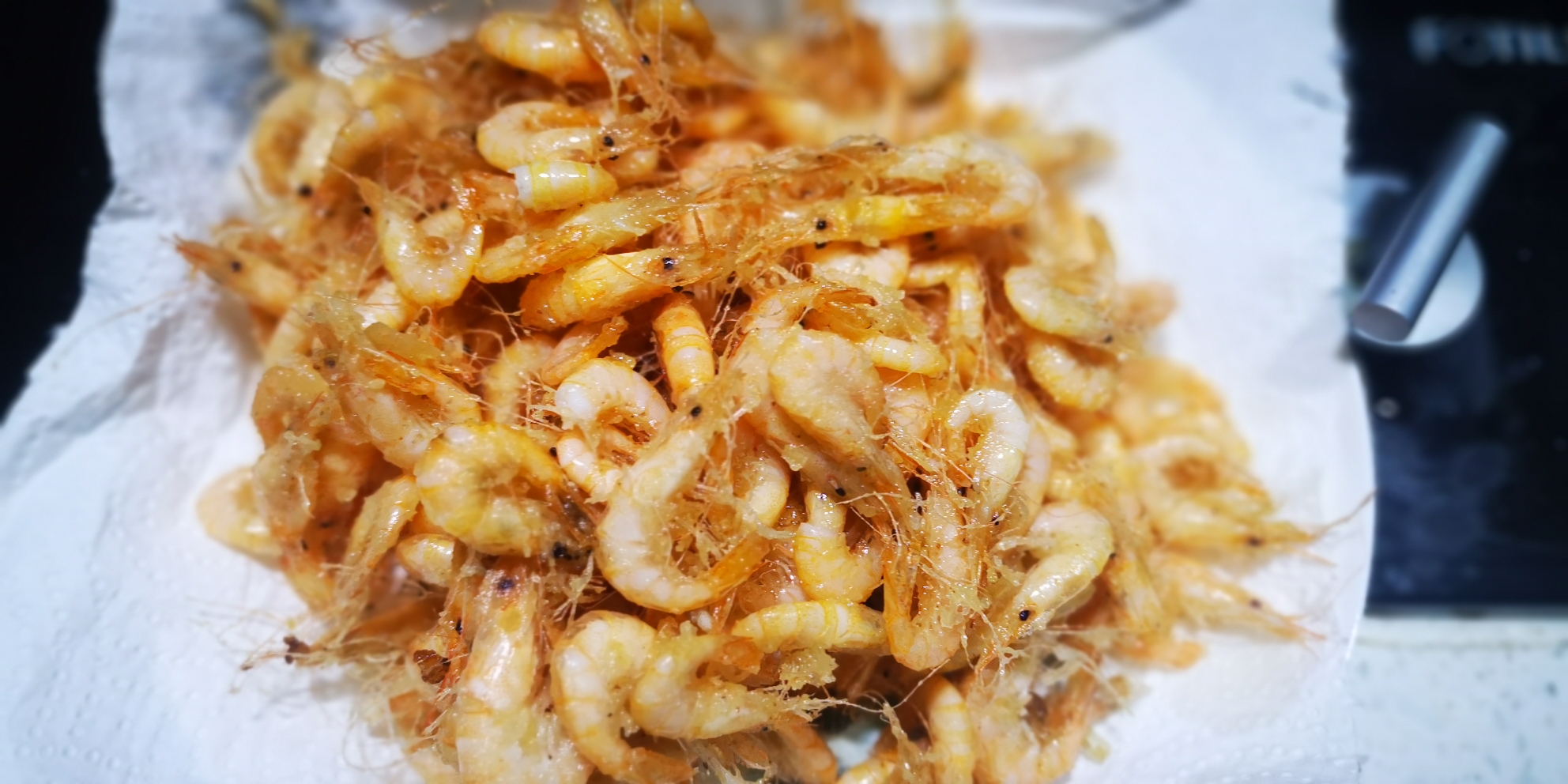 五分钟搞定油炸小毛虾小海虾的做法