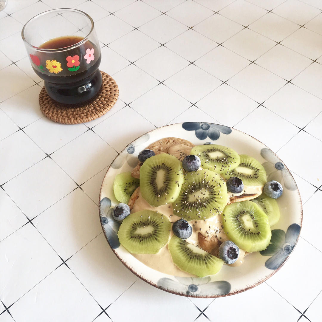 咖啡酱全麦酒酿松饼【健康小食】