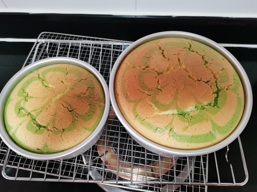 斑马纹戚风蛋糕