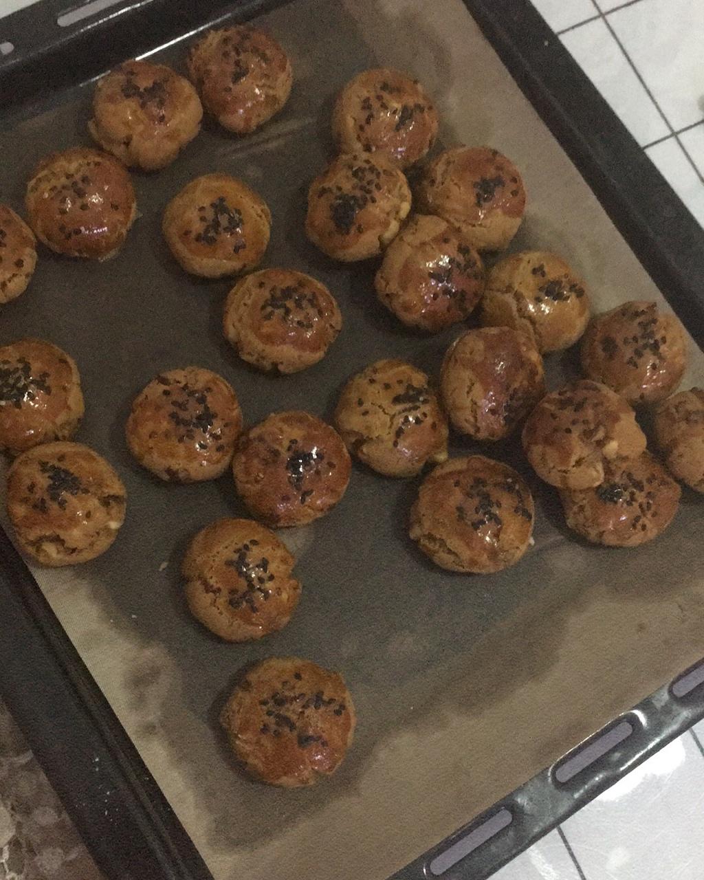 红枣红糖核桃饼干
