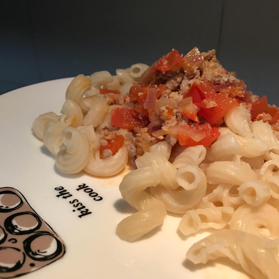 番茄肉酱意大利面