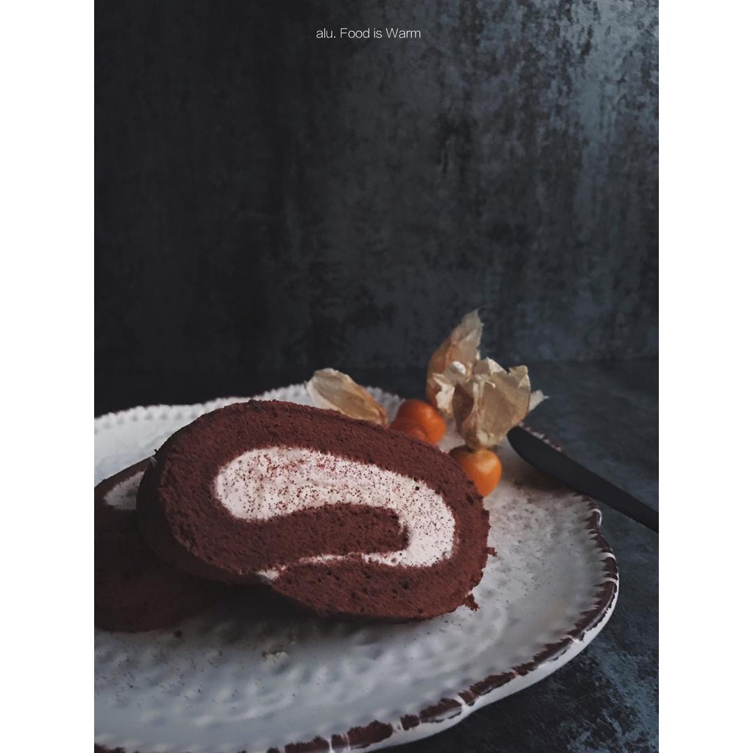 红丝绒波点蛋糕卷—精华液版