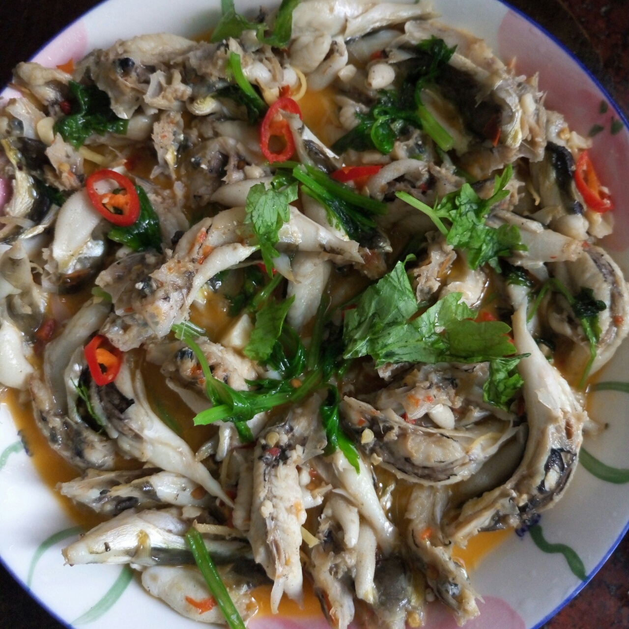 豆瓣酱爆河豚鱼