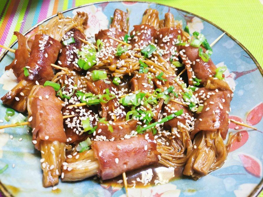 金针菇培根卷