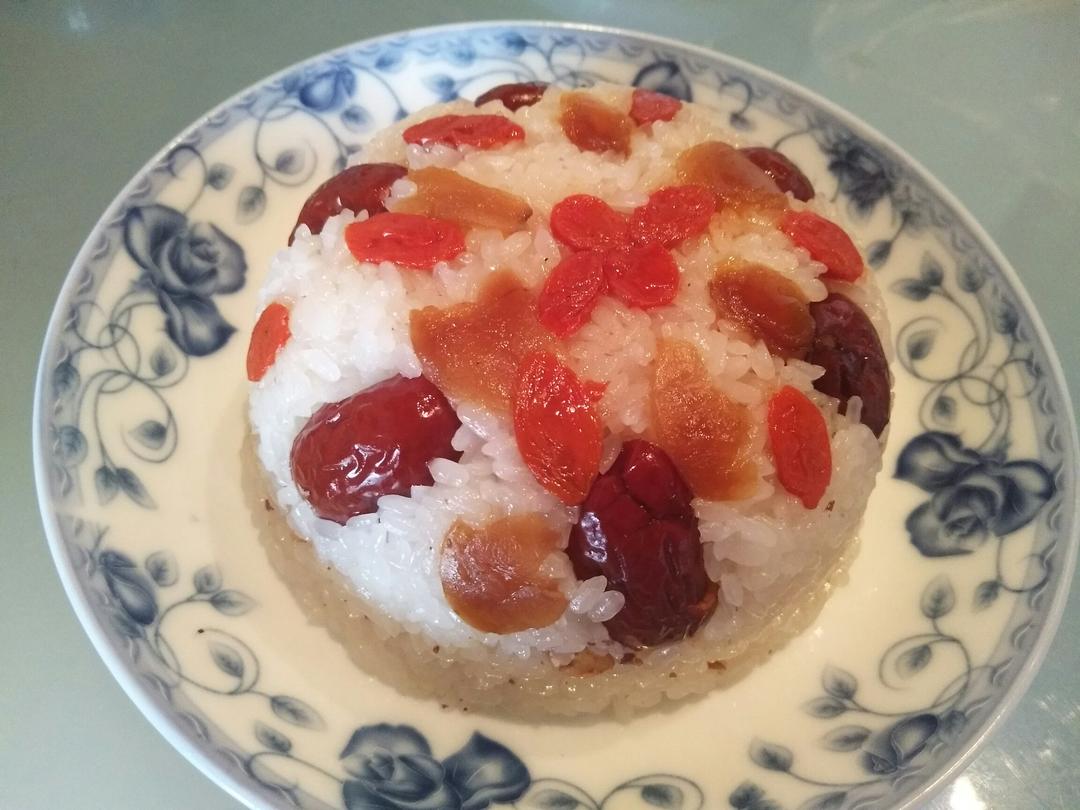 【猪油夹沙八宝饭】古法蒸糯米