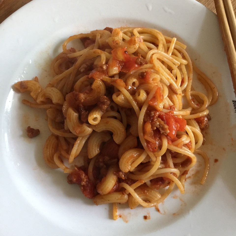 番茄肉酱意大利面