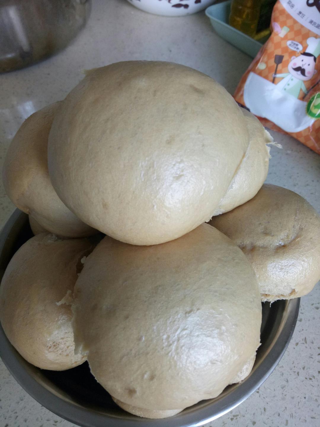 有着面包口感的红糖馒头（一次发酵）