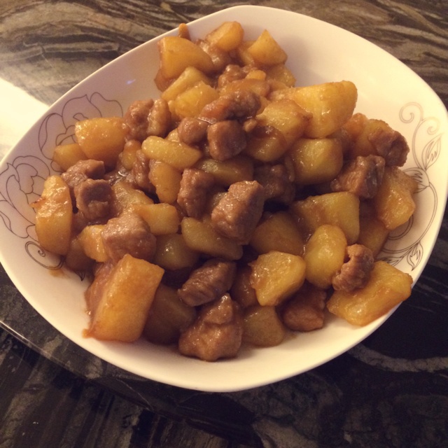 土豆烧肉