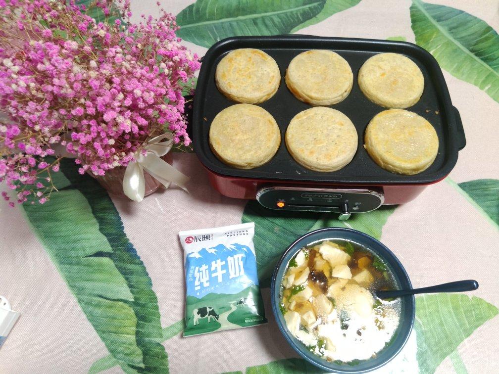 早餐霸王~沉甸甸鸡蛋汉堡