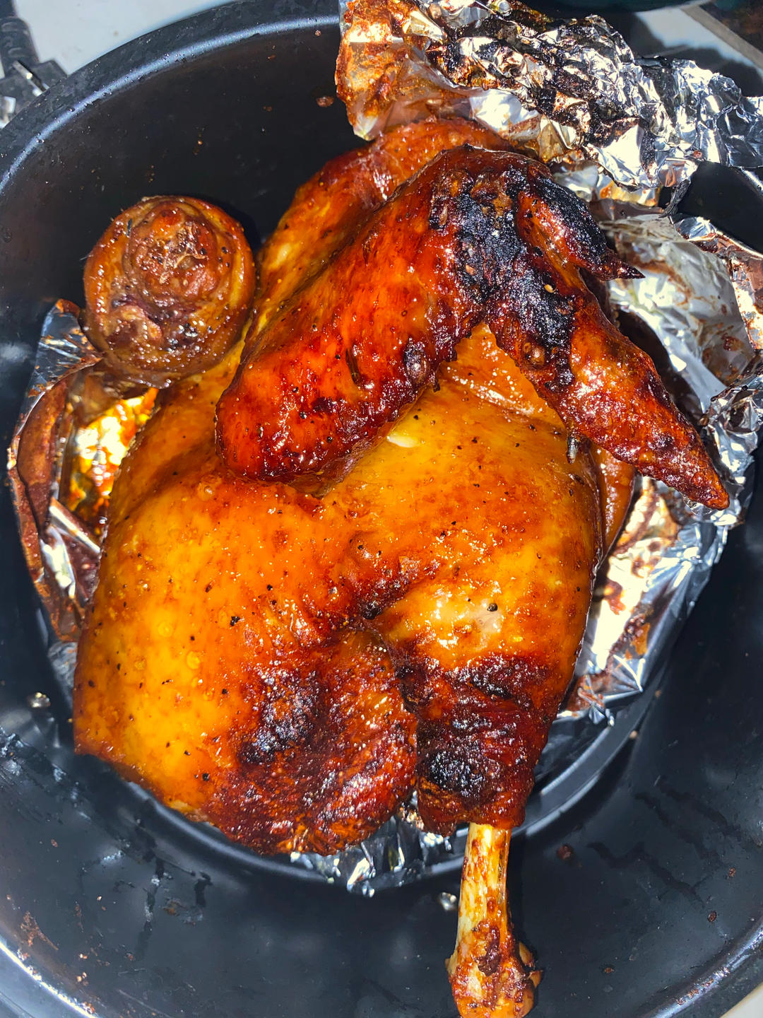 烤鸡「空气炸锅」