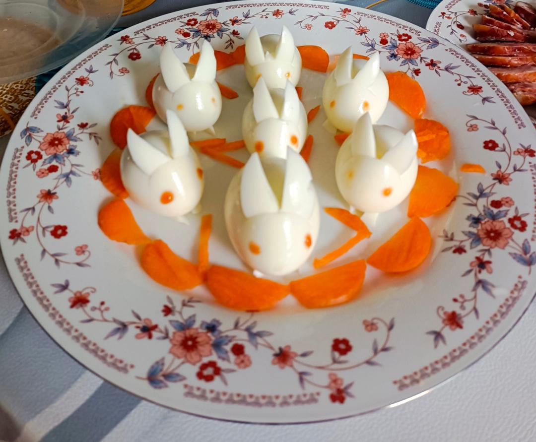 《花花家的菜》小兔子造型鸡蛋